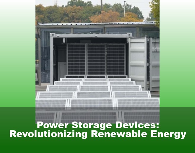 Power Storage Devices: Revolutionizing Renewable Energy